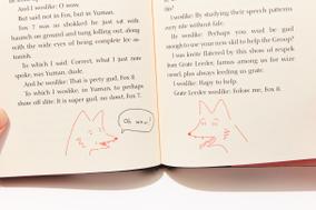 fox 8 by george saunders interior illustration foxes talking