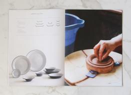 Jono Pandolfi ceramics hospitality catalog rimmed collection