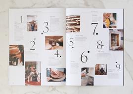 Jono Pandolfi ceramics hospitality catalog process page