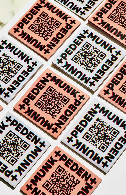 peden and munk qr code sticky notes