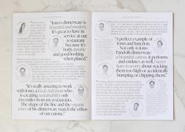 Jono Pandolfi ceramics hospitality catalog chef quotes