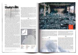 gq magazine spread design japan tsunami schools